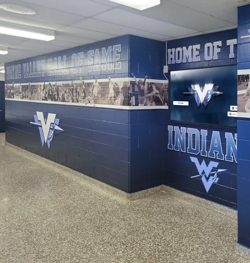 Wayne Valley Installation - Wall of Fame Installation
